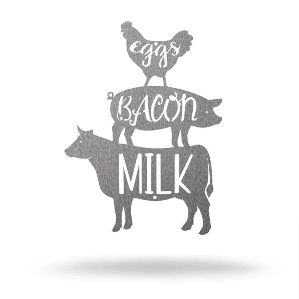 eggs bacon milk